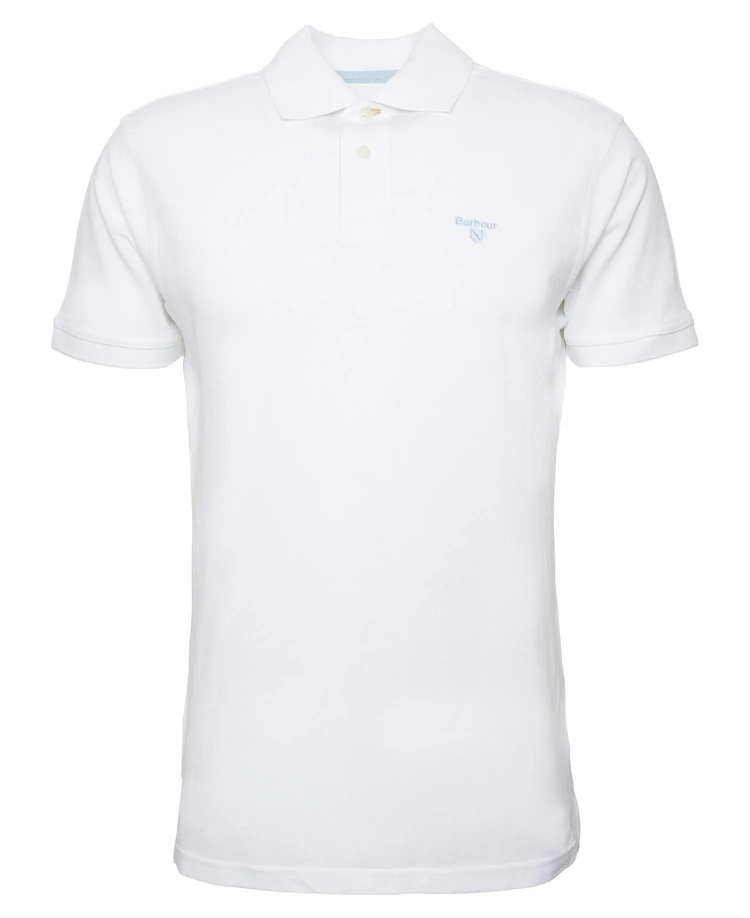 Barbour Lightweight Sports Polo Shirt in Classic White