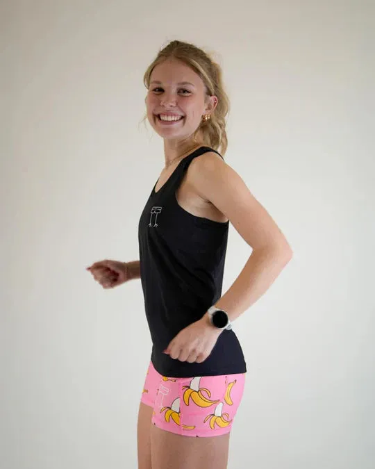 ChicknLegs Women's Black Performance Singlet