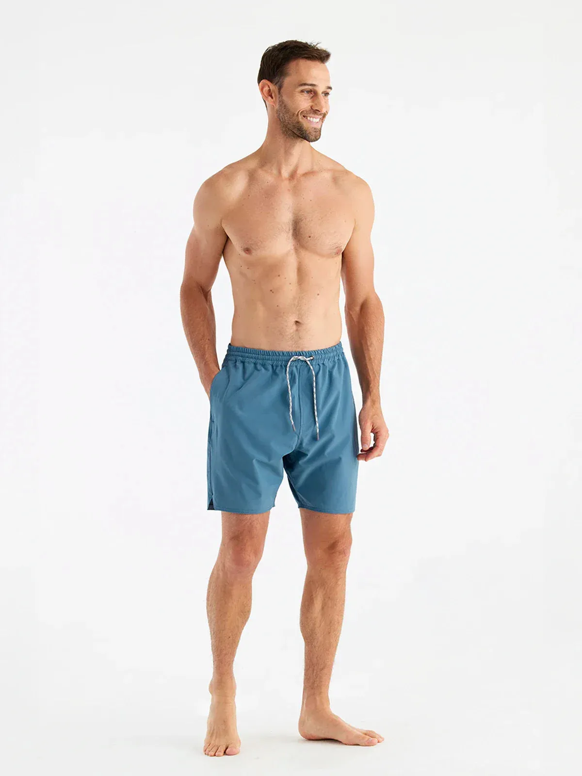Free Fly Men's Andros Trunk in Pacific Blue