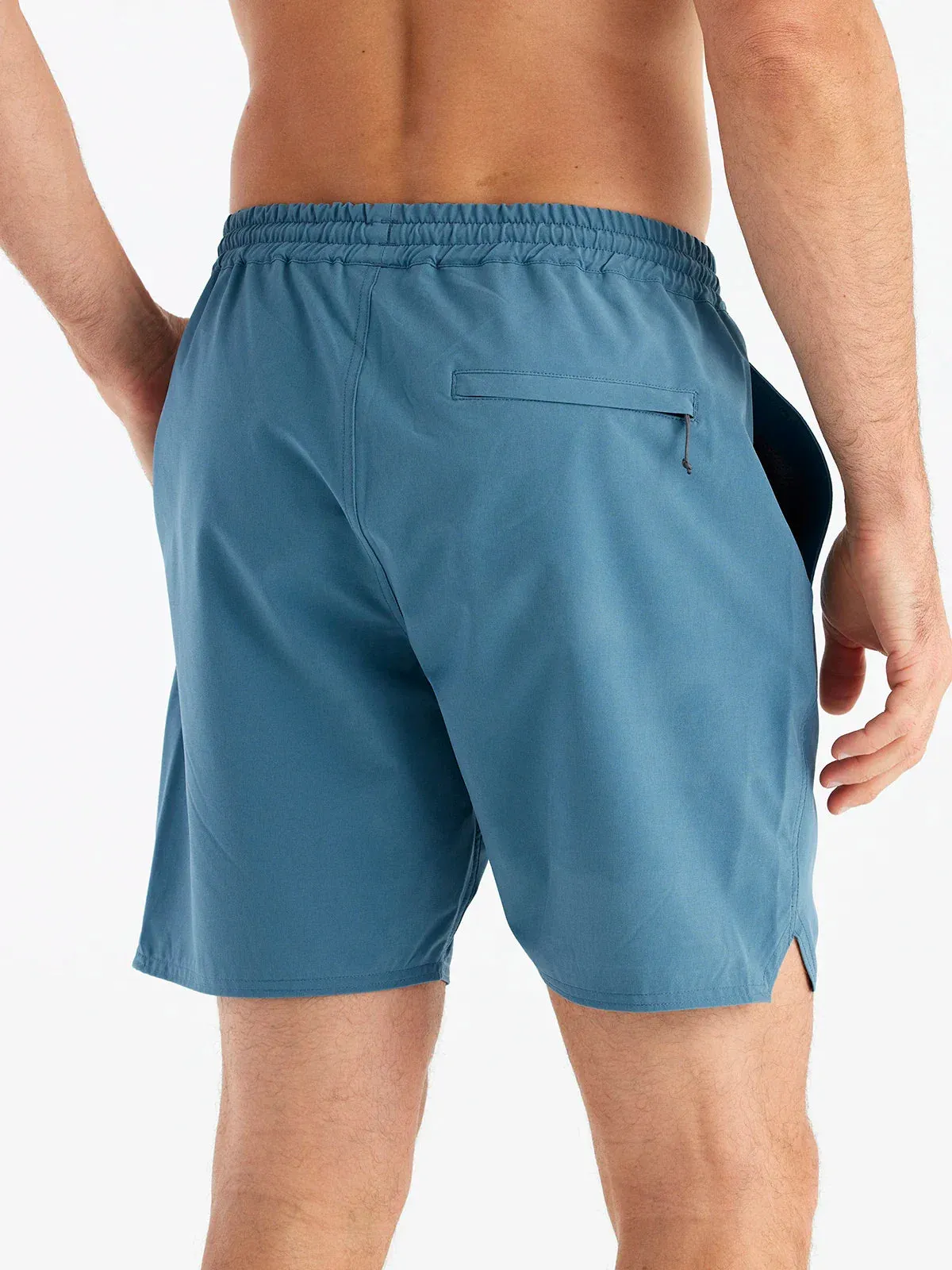 Free Fly Men's Andros Trunk in Pacific Blue