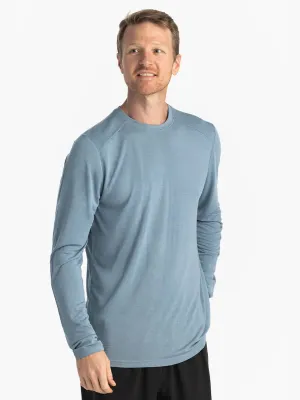 Free Fly Men's Bamboo Lightweight Long Sleeve in Fog