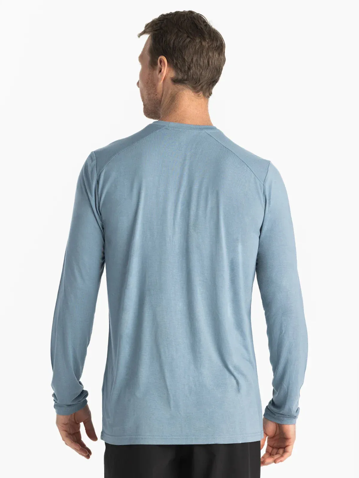 Free Fly Men's Bamboo Lightweight Long Sleeve in Fog