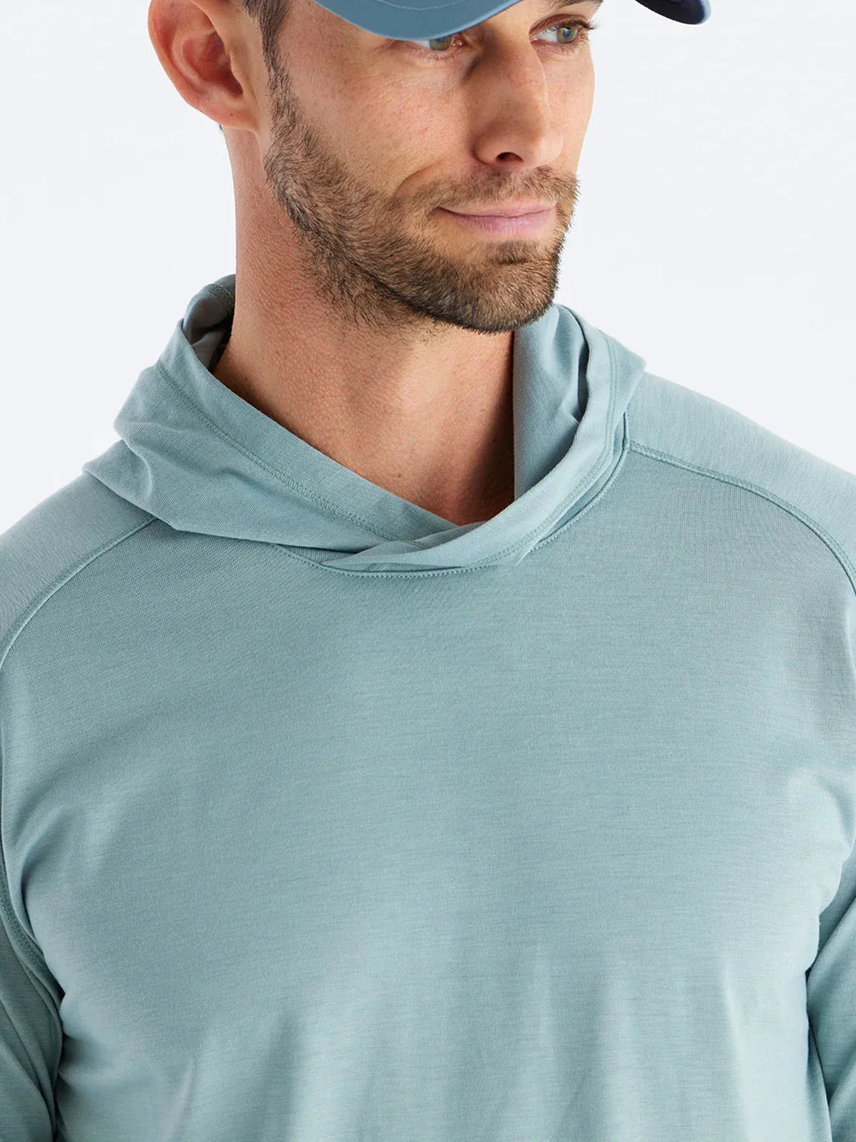 Free Fly Men's Elevate Hoodie in Shale Green