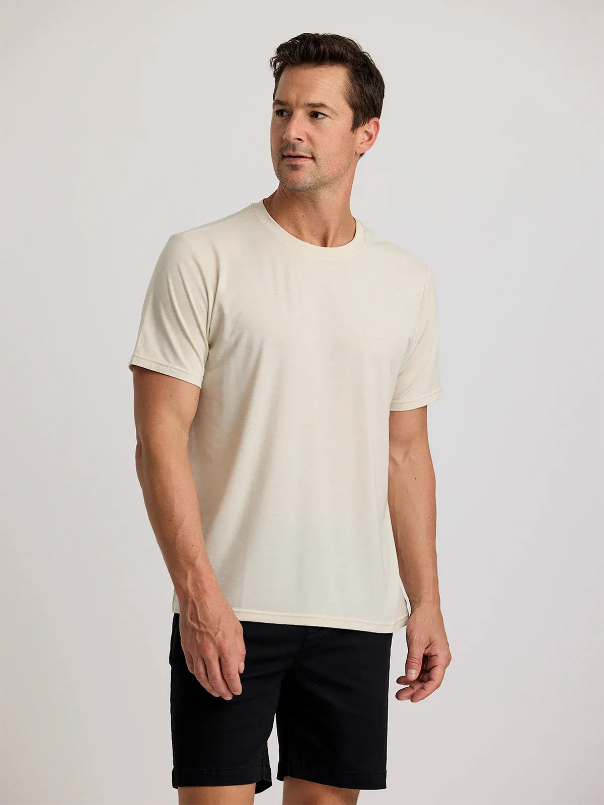 Free Fly Men's Elevate Lightweight Tee in Heather Birch