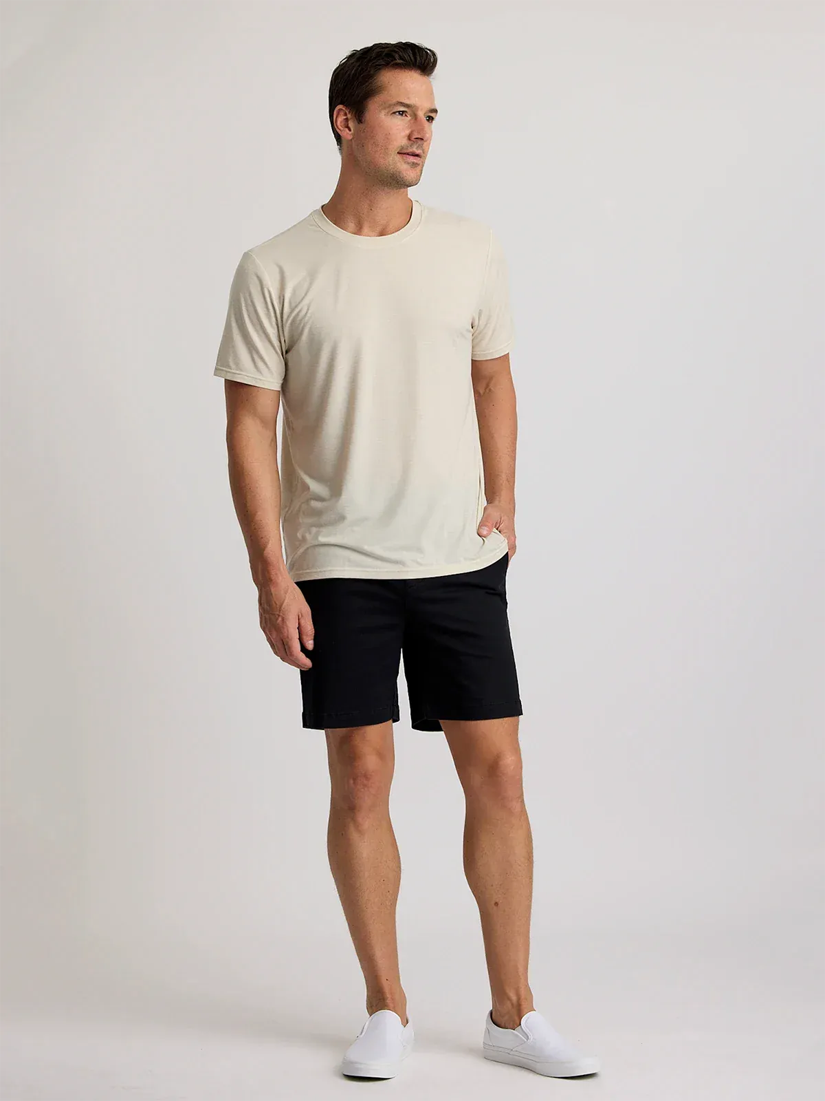 Free Fly Men's Elevate Lightweight Tee in Heather Birch