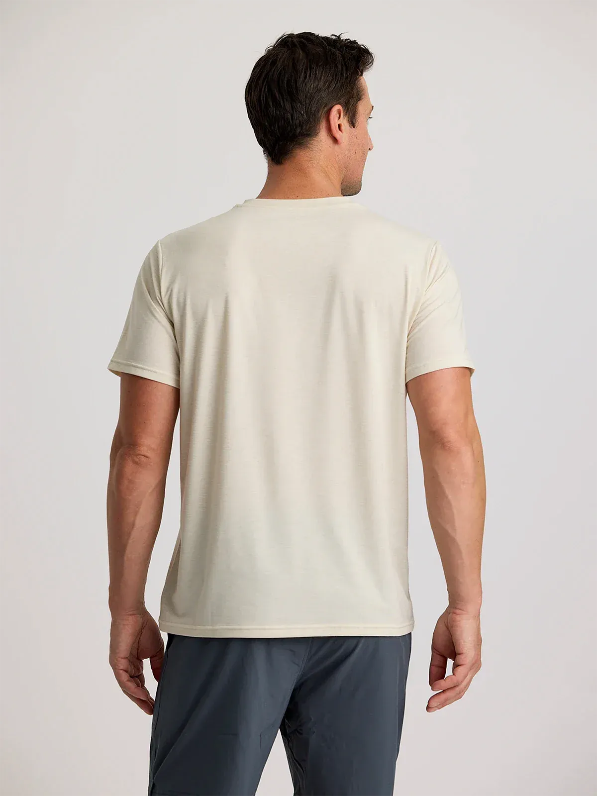Free Fly Men's Elevate Lightweight Tee in Heather Birch