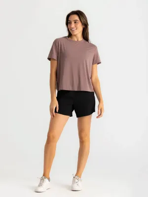 Free Fly Women's Bamboo-Lined Active Breeze Short – 5" in Black