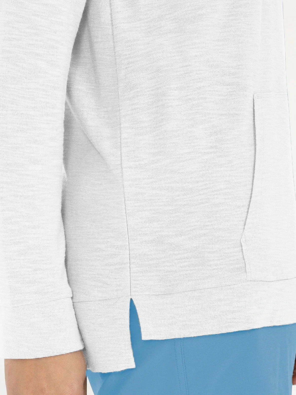 Free Fly Women's Bamboo Slub Hoodie in Sea Salt
