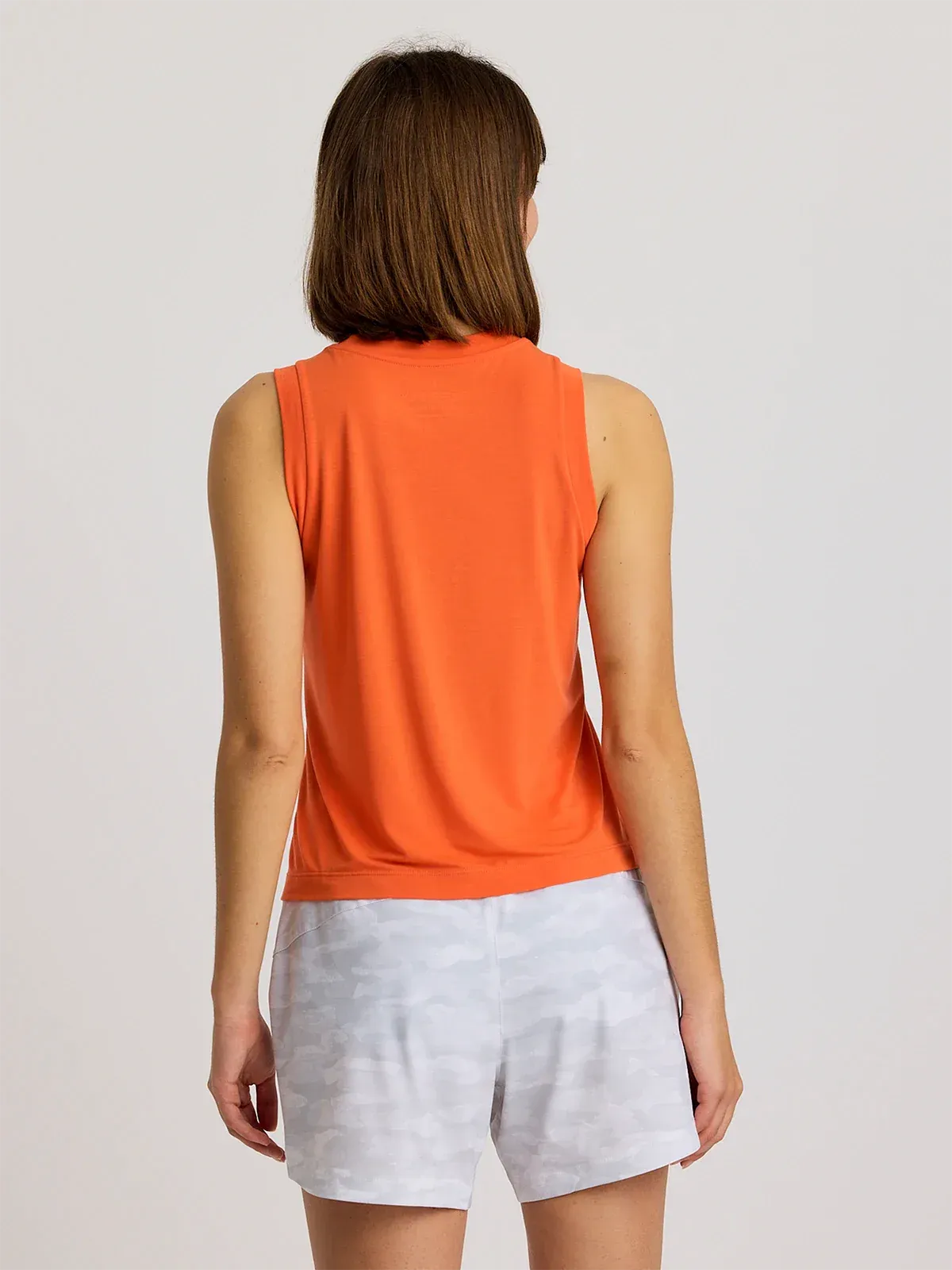 Free Fly Women's Elevate Lightweight Tank in Tigerlily