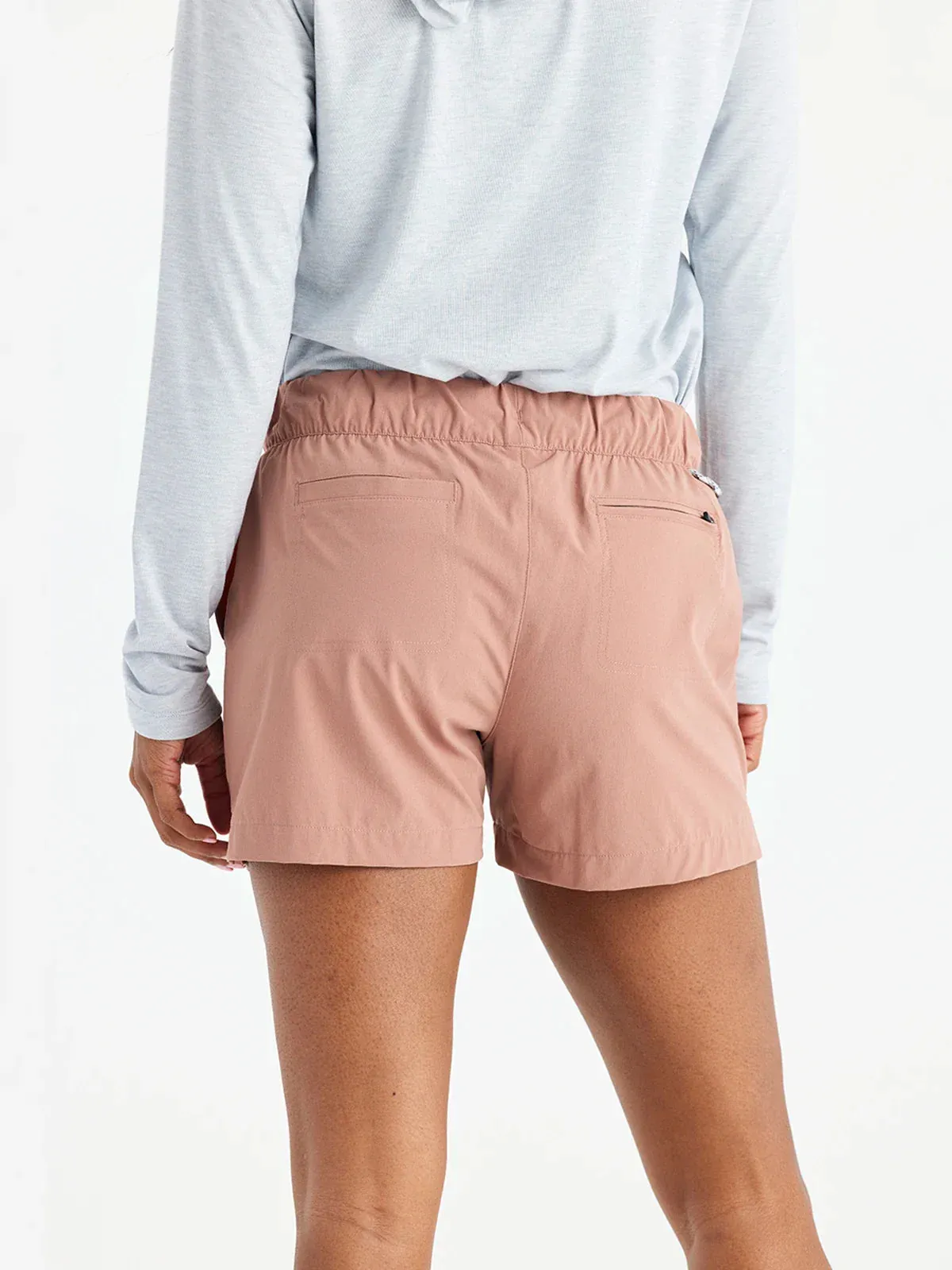 Free Fly Women's Latitude Short in Light Sangria