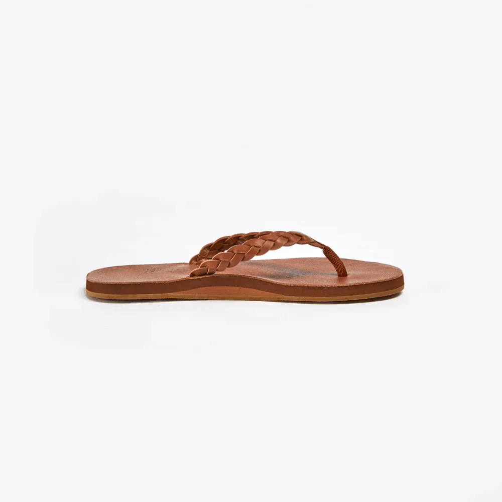 hari mari Meadows Braided Flip Flops in Cinnamon