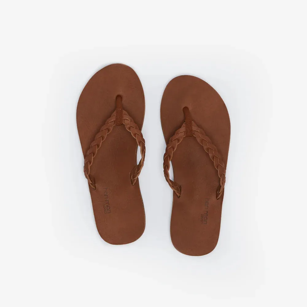 hari mari Meadows Braided Flip Flops in Cinnamon