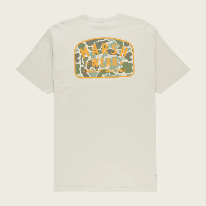 Marsh Alton Camo Tee in Stone