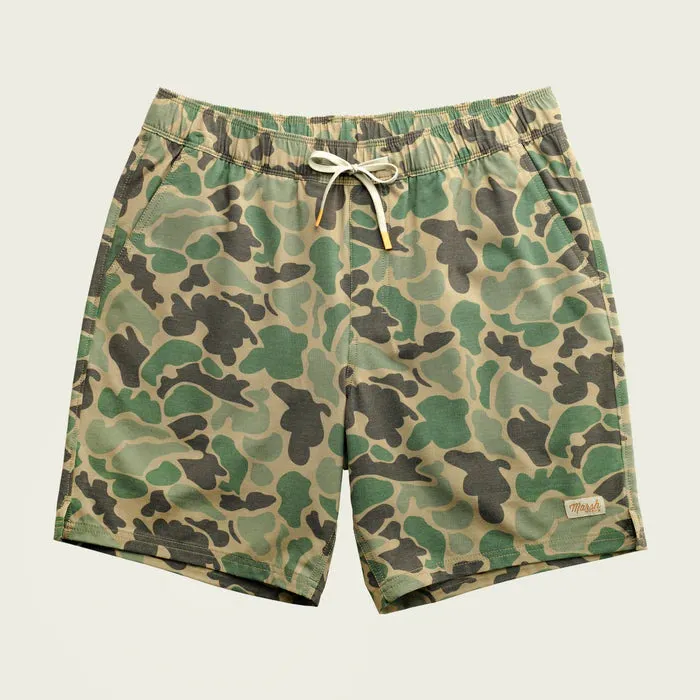 Marsh Fulton Lined Short in Green Mallard Camo