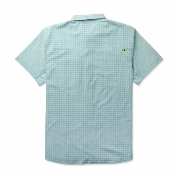 Marsh Lenwood Hagood Tech Short Sleeve Shirt in Cloud