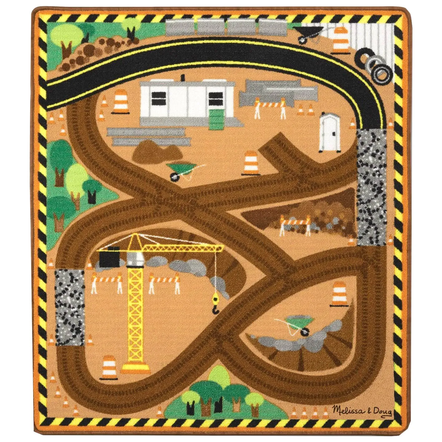 Melissa & Doug Large Activity Rug Play Mat With Accessories 100cm