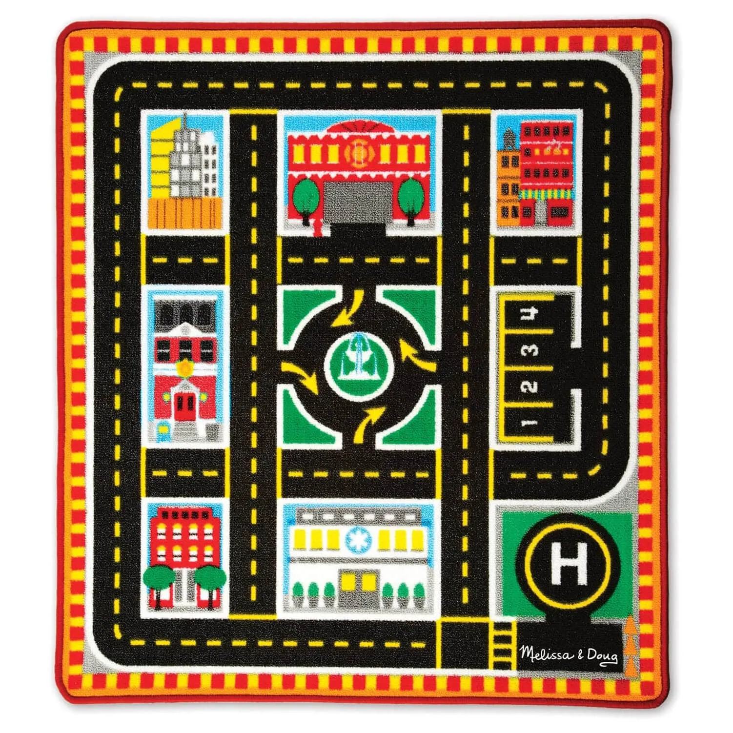 Melissa & Doug Large Activity Rug Play Mat With Accessories 100cm