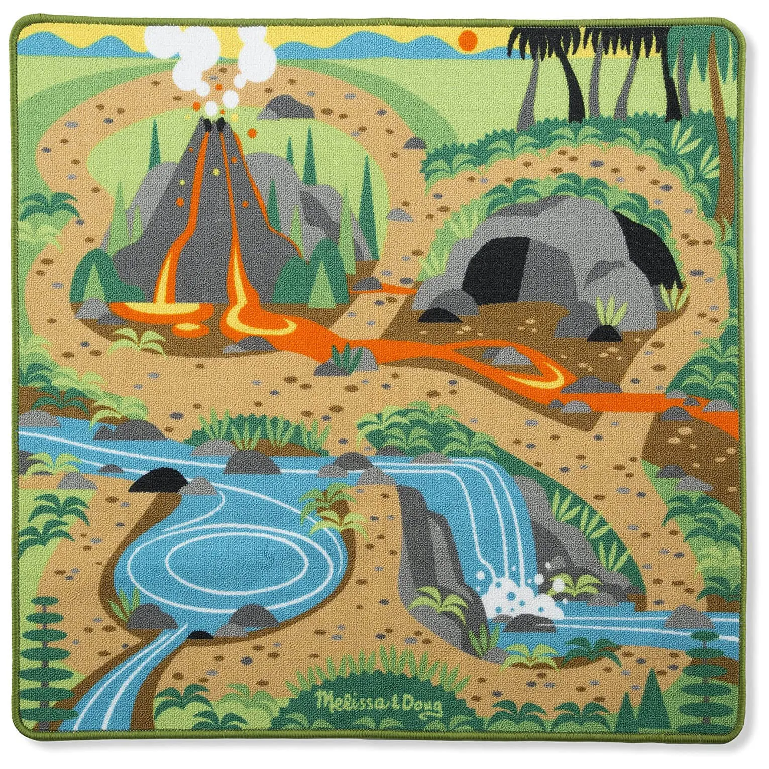 Melissa & Doug Large Activity Rug Play Mat With Accessories 100cm