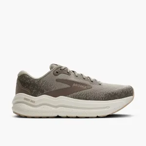 Men's Brooks Ghost Max 2 Road Running Shoe in London Fog/Falcon/Coconut