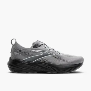 Men's Brooks Glycerin 22 Road Running Shoe in Primer Gray/Ebony/Bluewash