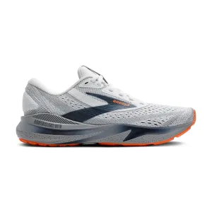 Men's Brooks Running Adrenaline GTS 24 Road Running Shoe in White/Peacoat/Alloy
