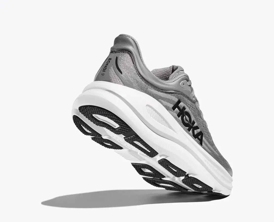 Men's HOKA Bondi 9 Running Shoe in Galactic Grey | Stellar Grey