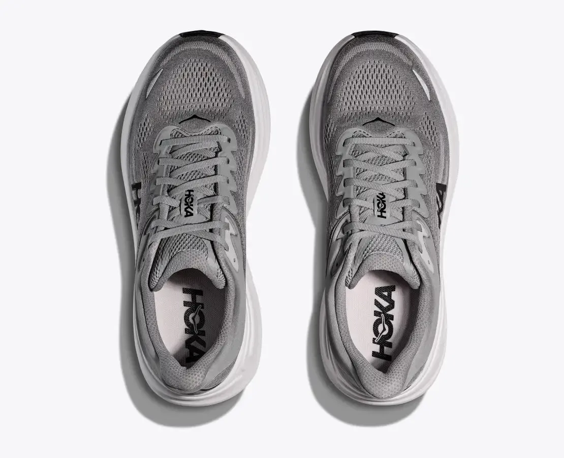 Men's HOKA Bondi 9 Running Shoe in Galactic Grey | Stellar Grey
