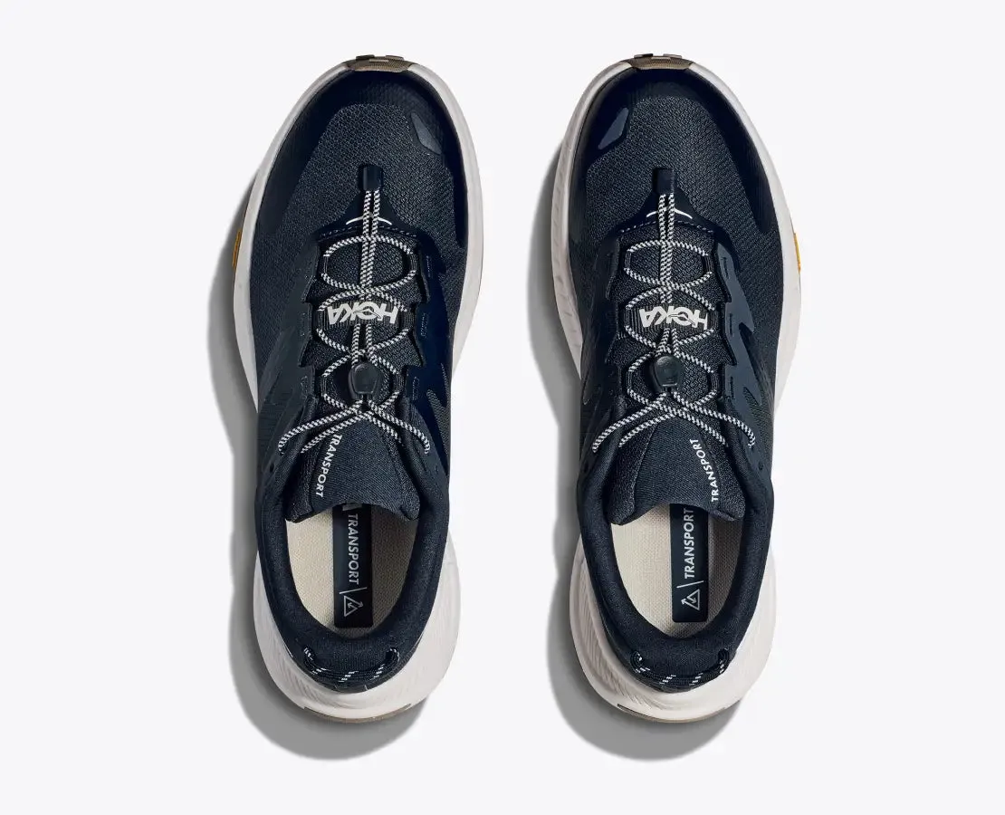 Men's HOKA Transport Everyday Shoe in Varsity Navy | White