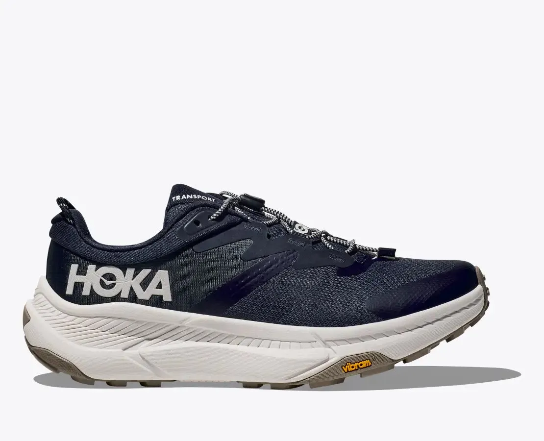 Men's HOKA Transport Everyday Shoe in Varsity Navy | White