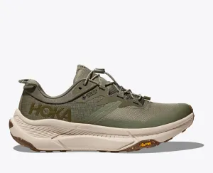 Men's HOKA Transport GTX Everyday Shoe in Slate | Oat Milk