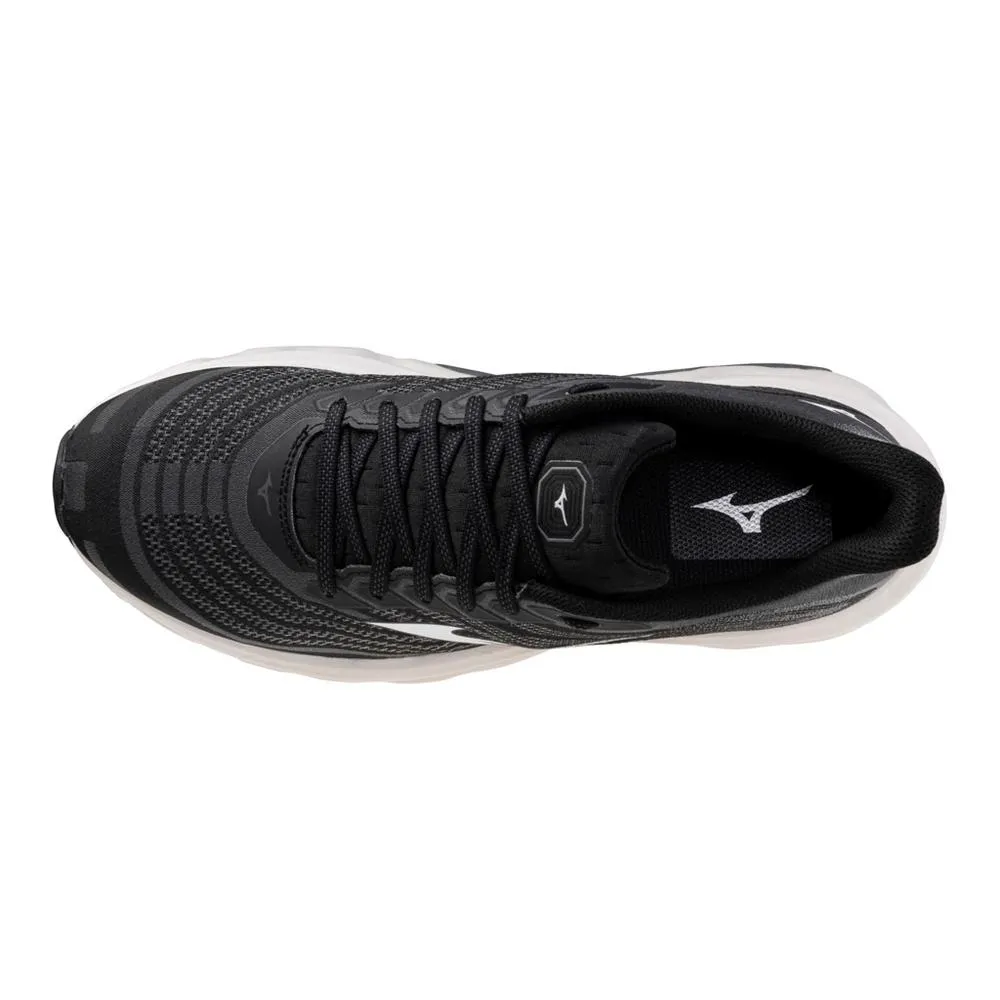 Men's Mizuno Wave Horizon 8 Running Shoe in Black White