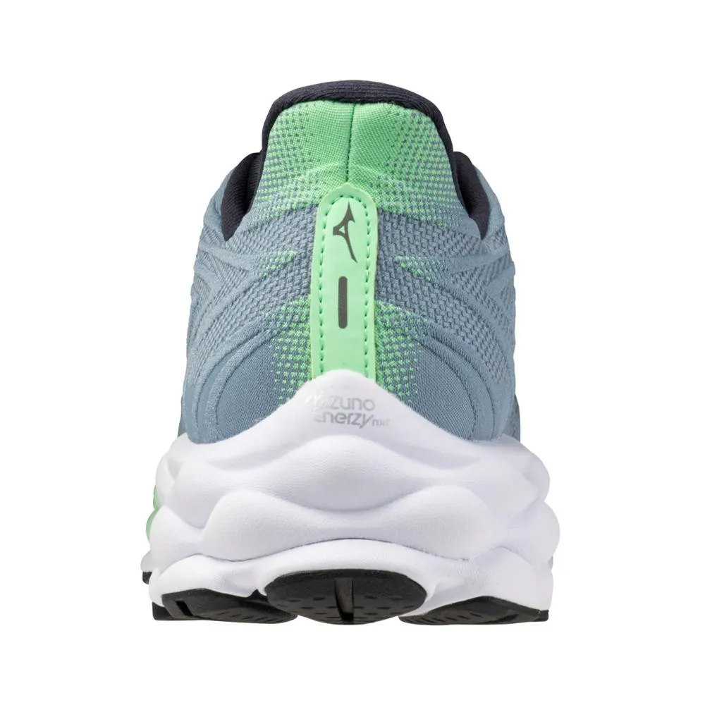 Men's Mizuno Wave Sky 8 Running Shoe in Citadel Vintage Indigo