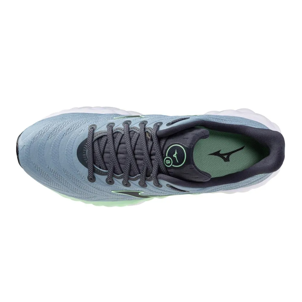 Men's Mizuno Wave Sky 8 Running Shoe in Citadel Vintage Indigo