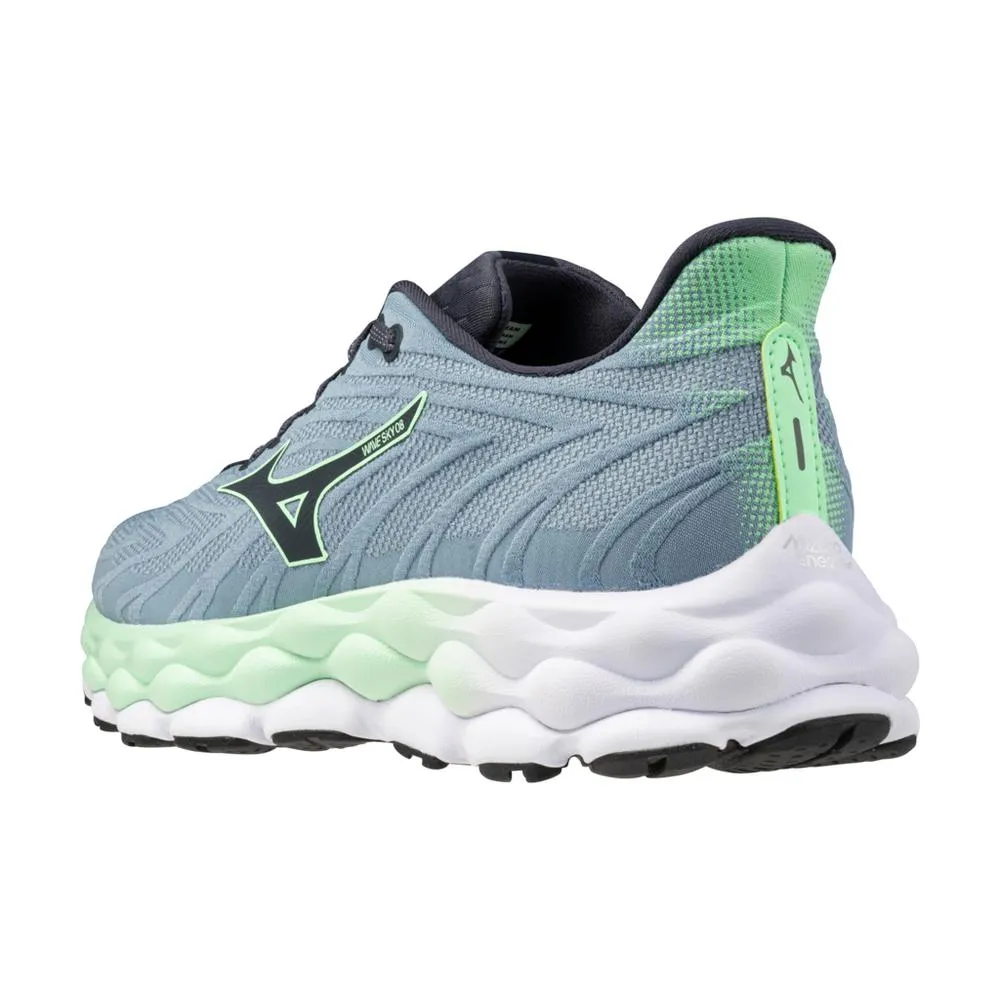Men's Mizuno Wave Sky 8 Running Shoe in Citadel Vintage Indigo