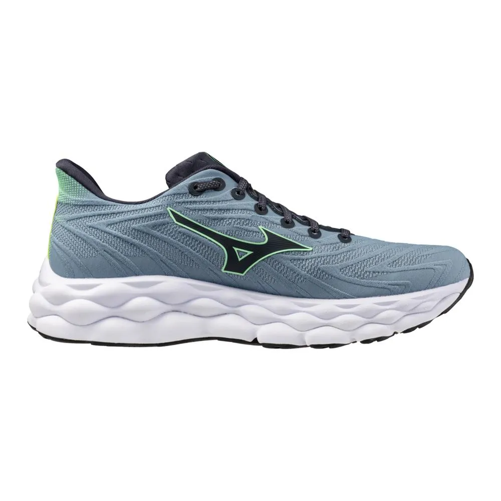 Men's Mizuno Wave Sky 8 Running Shoe in Citadel Vintage Indigo