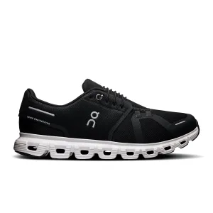 Men's On Cloud 6 Running Shoe in Black | White