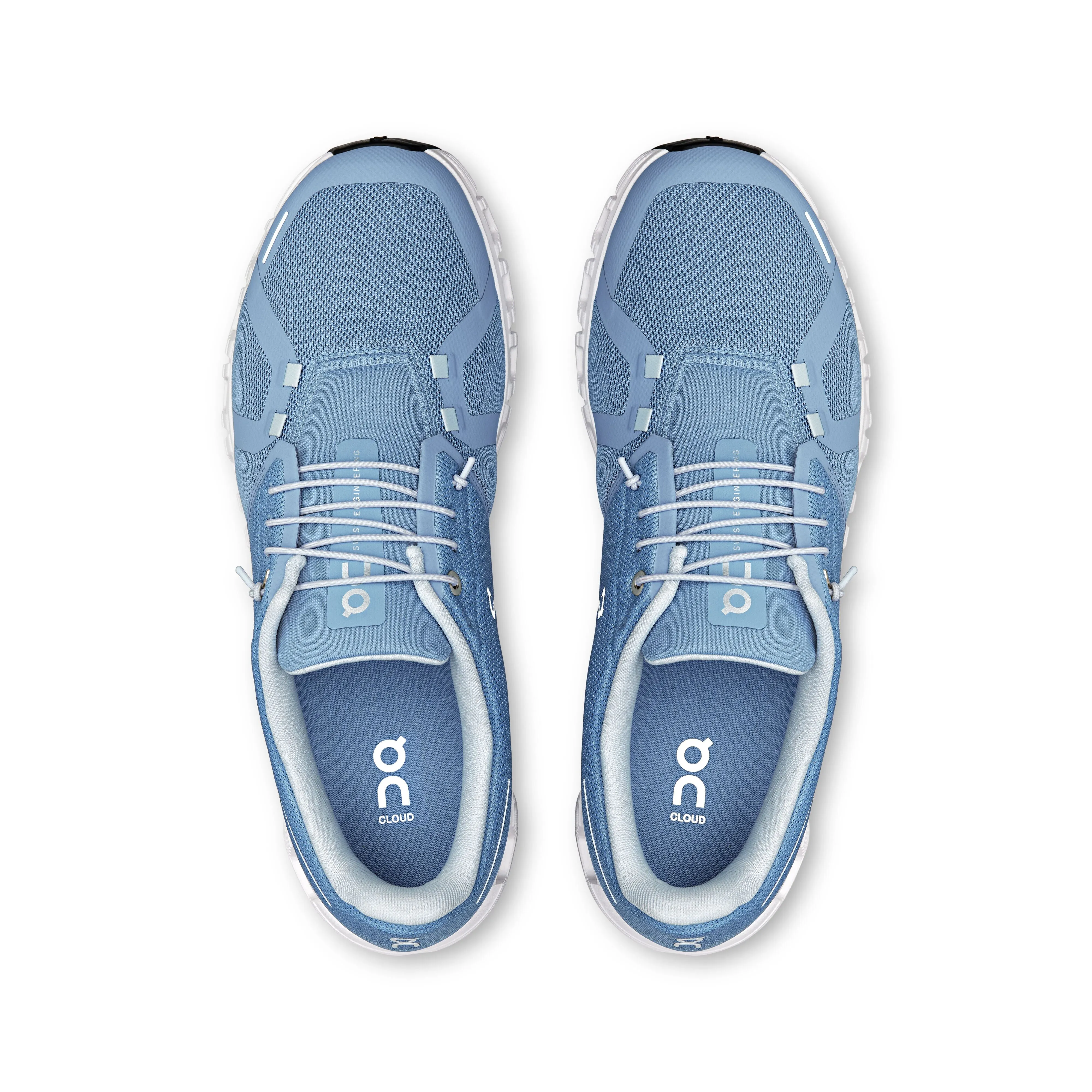 Men's On Cloud 6 Running Shoe in Chambray | White
