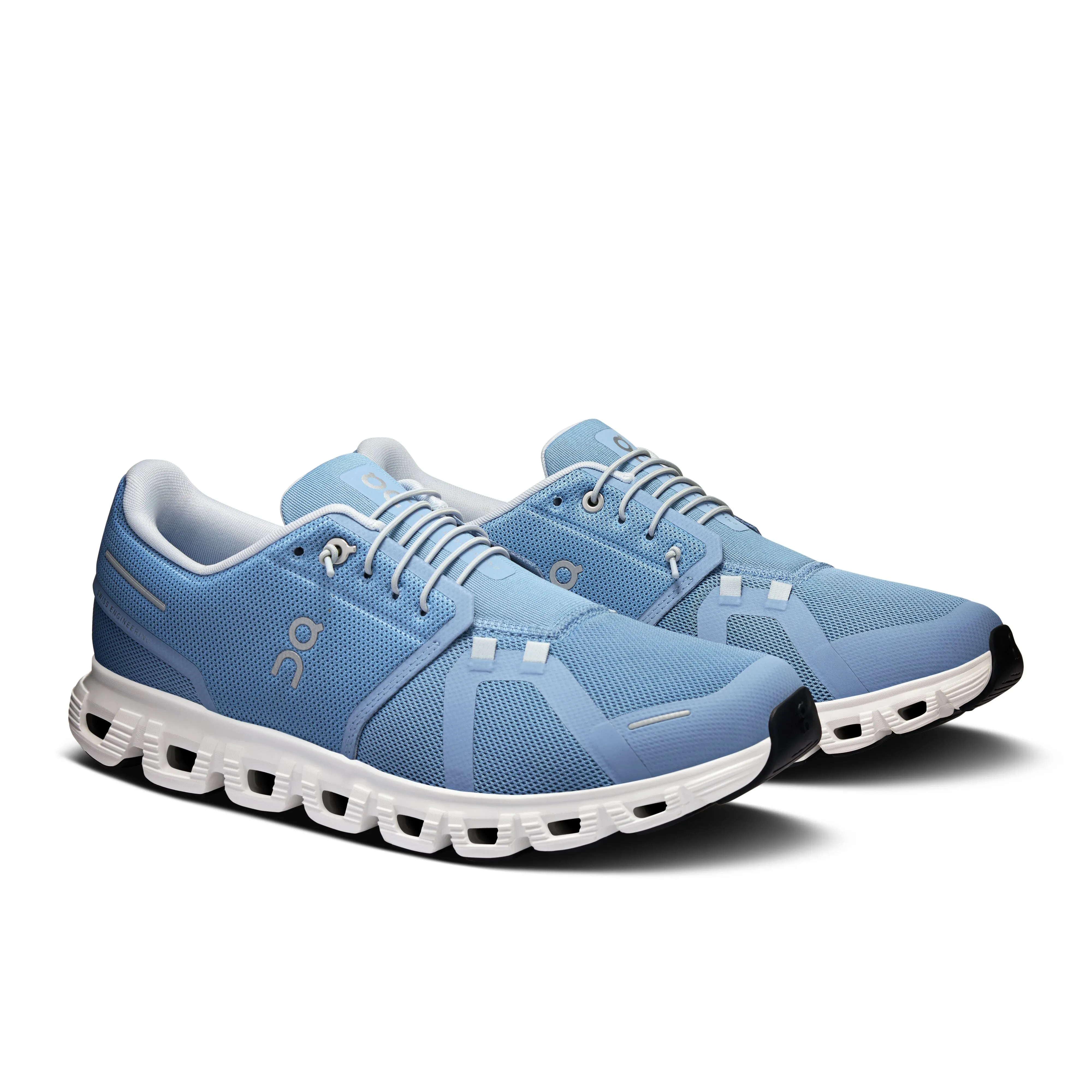 Men's On Cloud 6 Running Shoe in Chambray | White