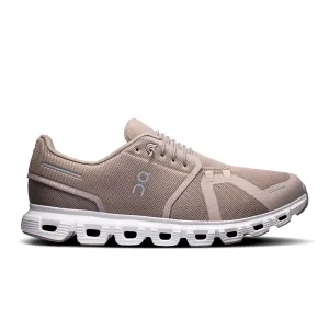 Men's On Cloud 6 Running Shoe in Fog | White