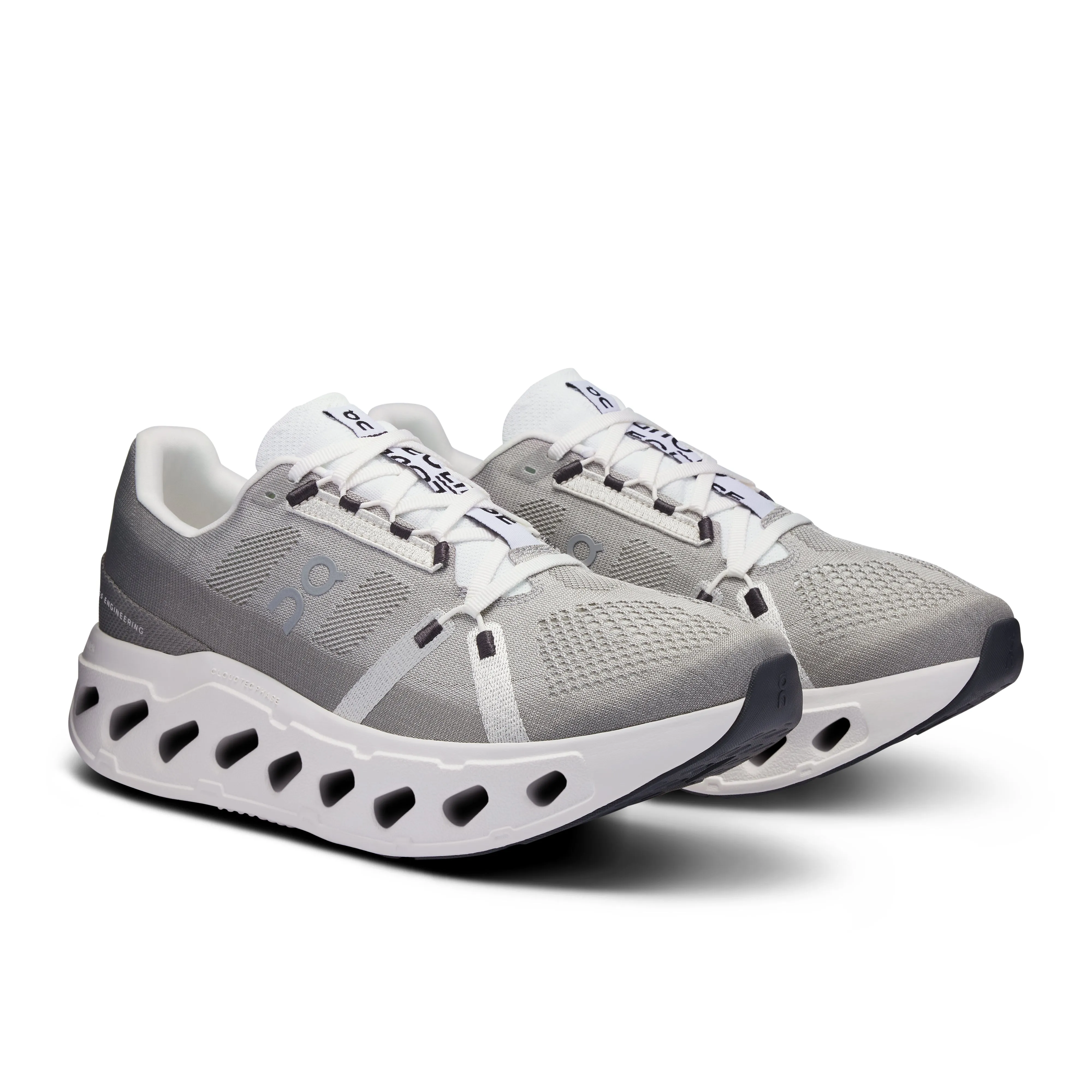 Men's On Cloudeclipse Running Shoe in Alloy | White