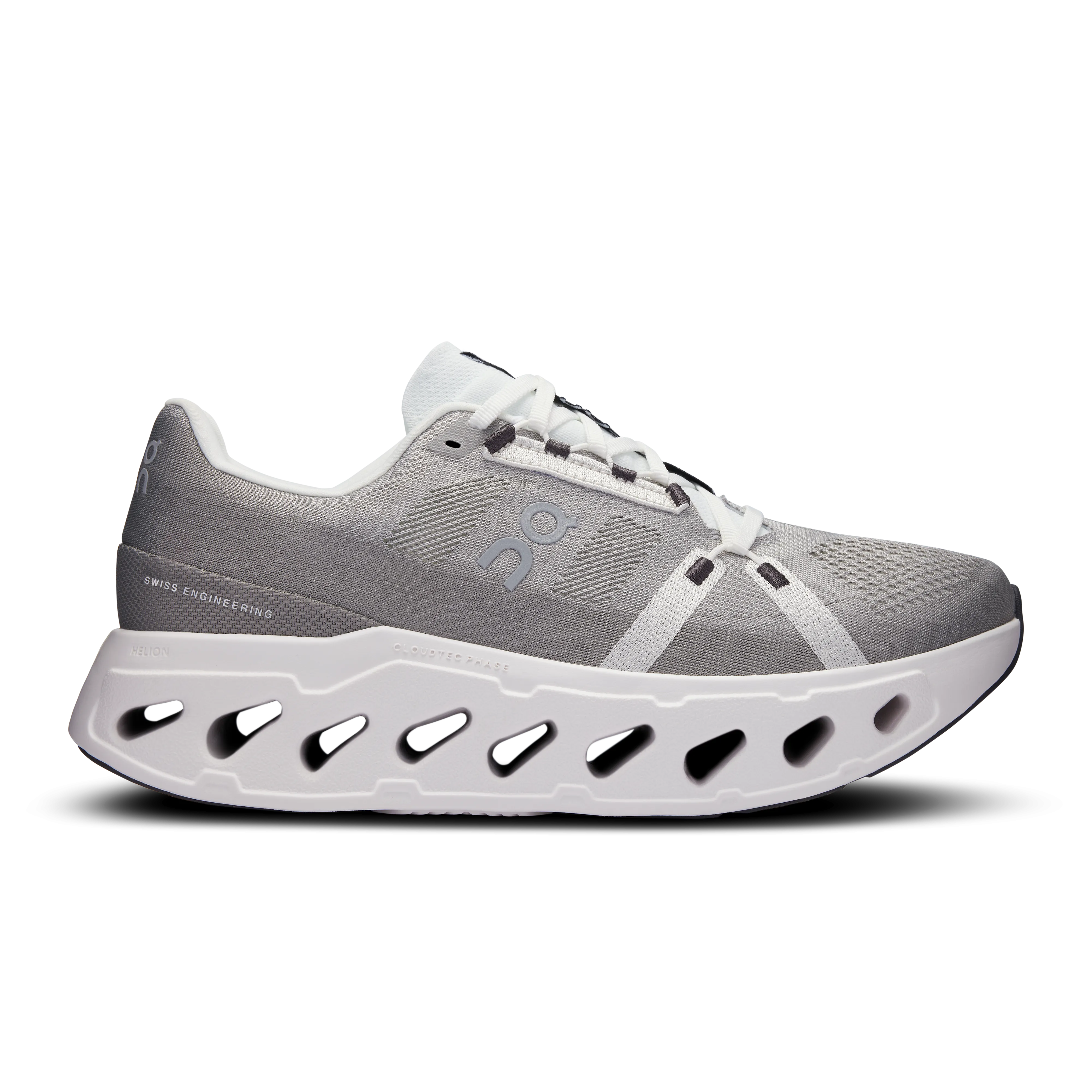 Men's On Cloudeclipse Running Shoe in Alloy | White