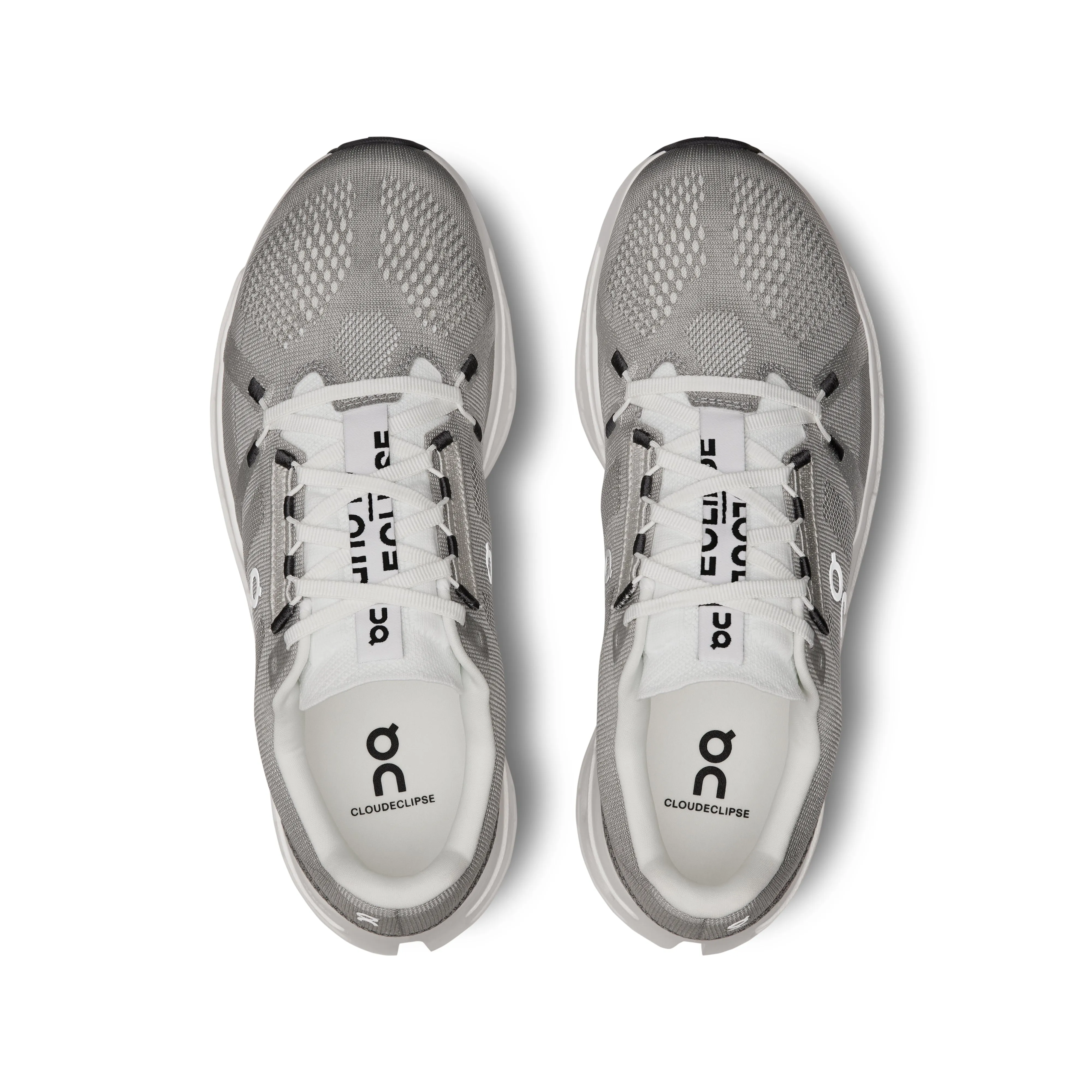 Men's On Cloudeclipse Running Shoe in Alloy | White