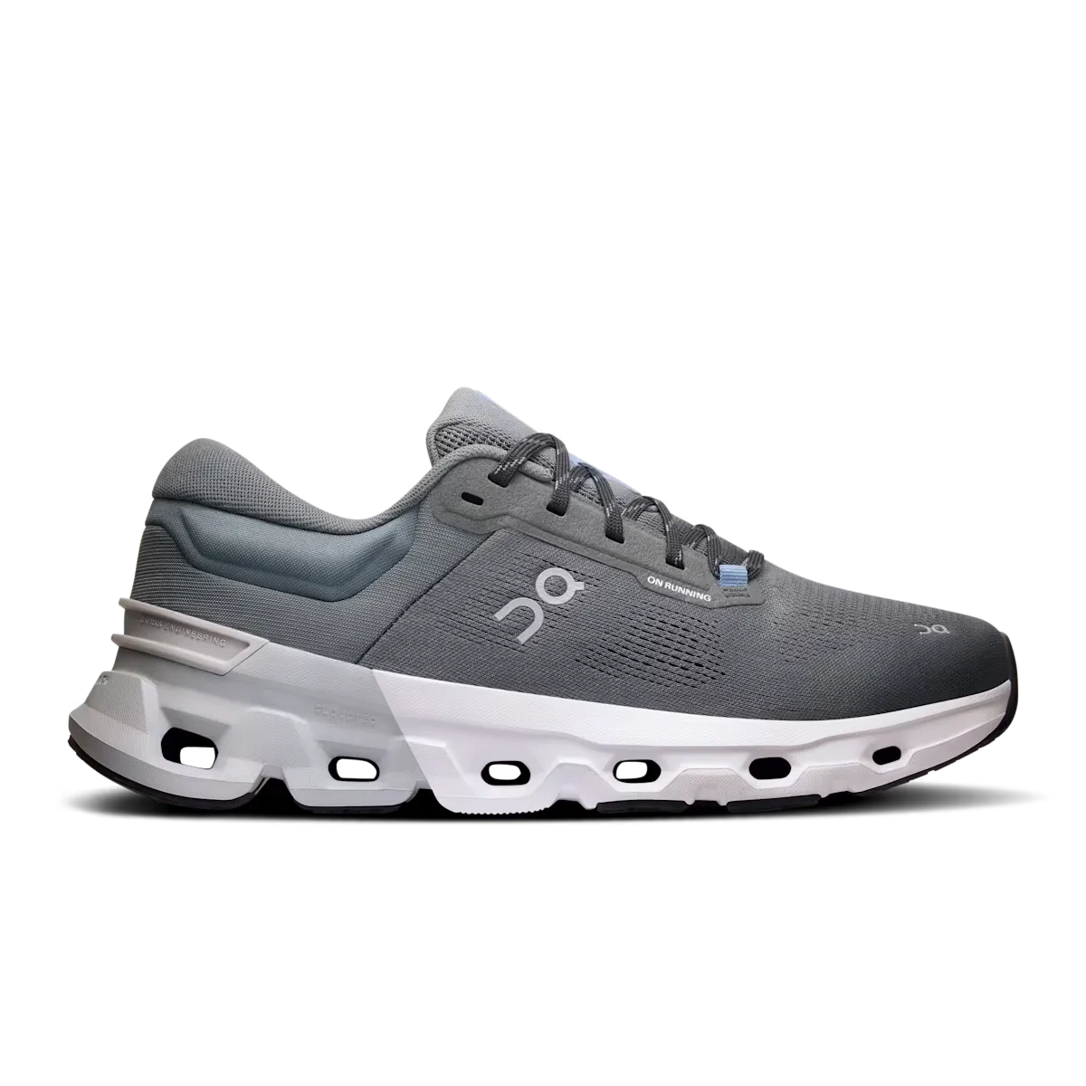 Men's On Cloudflyer 5 Running Shoe in Stone | Glacier