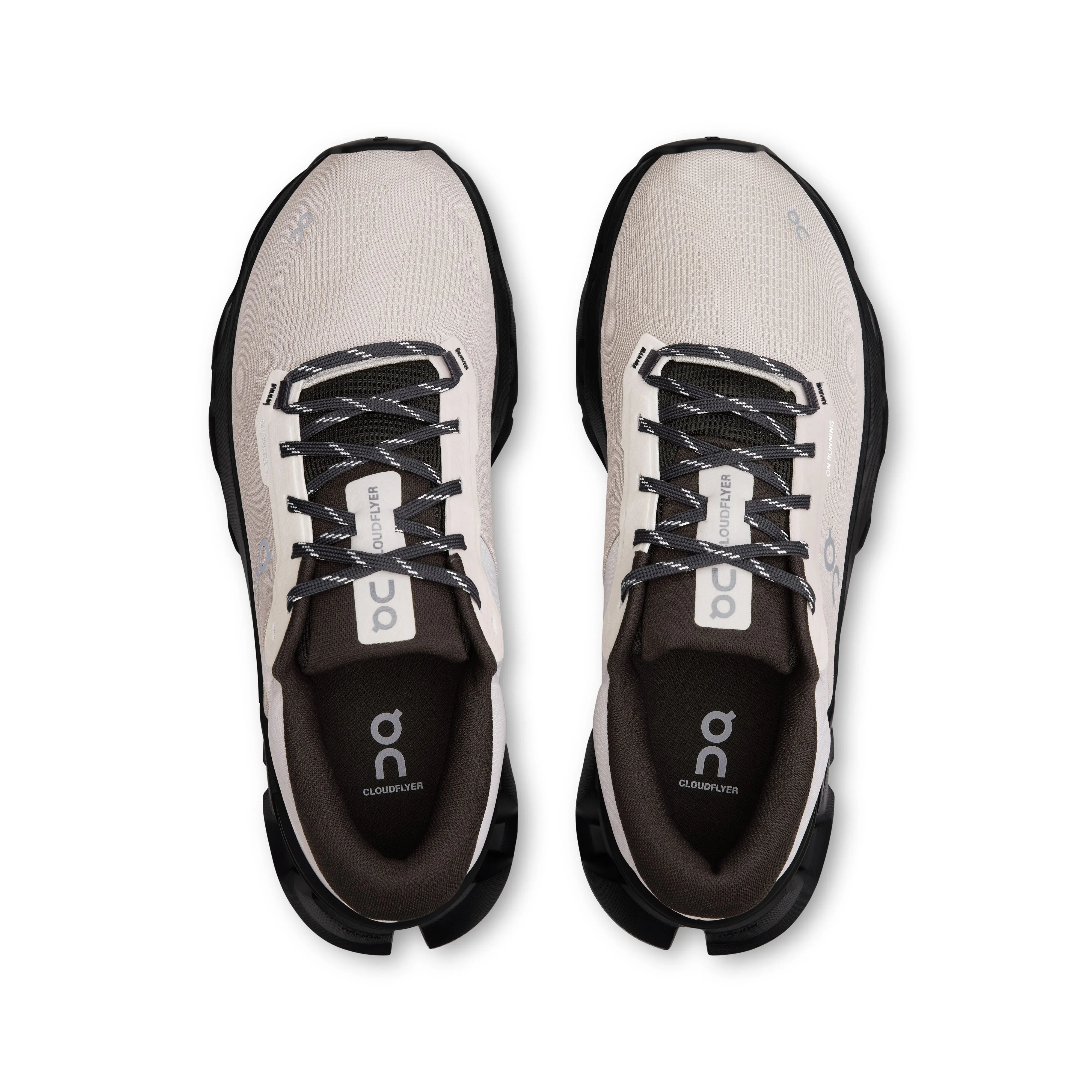 Men's On Cloudflyer 5 Running Shoe in Wolf | Black