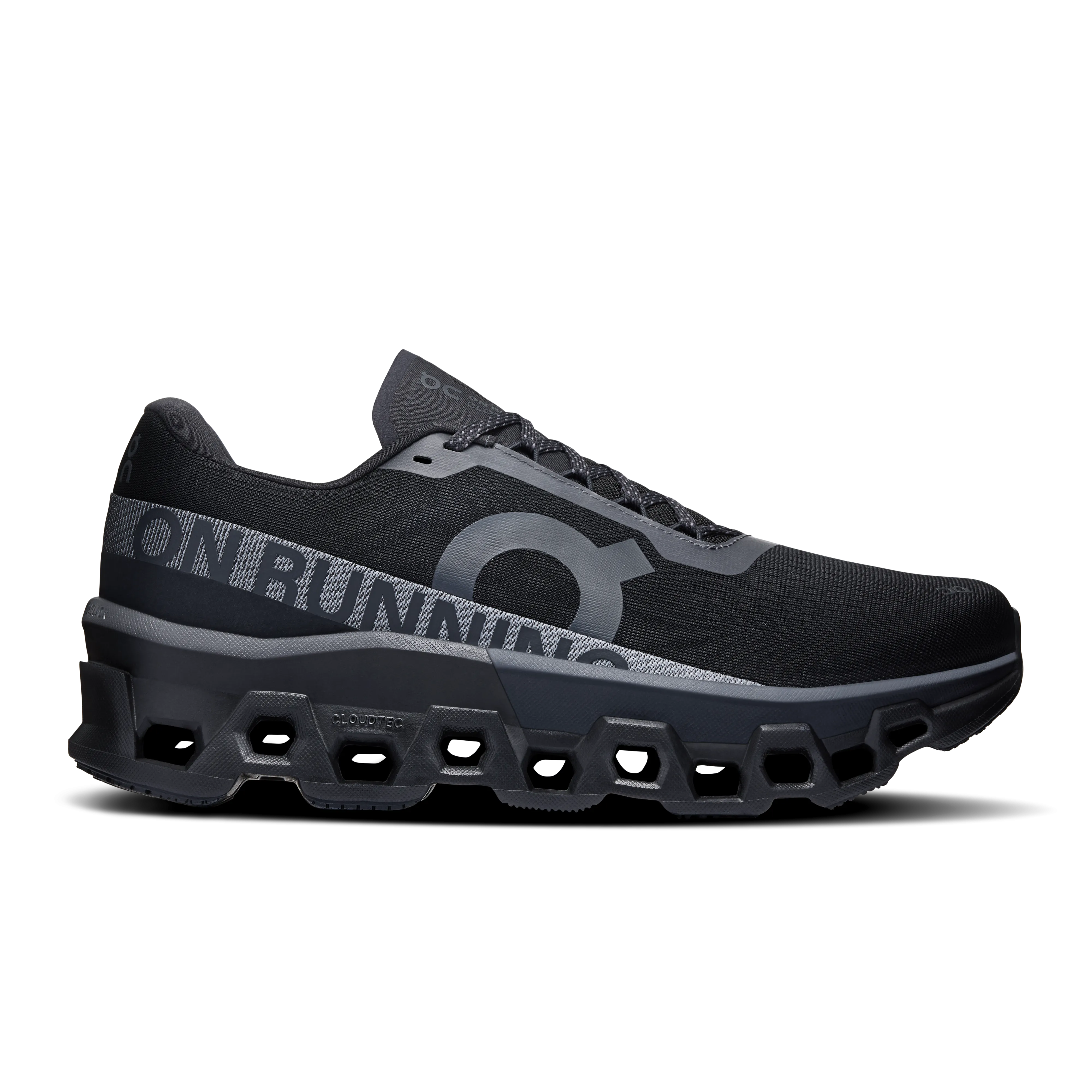 Men's On Cloudmonster 2 Running Shoe in Black | Black