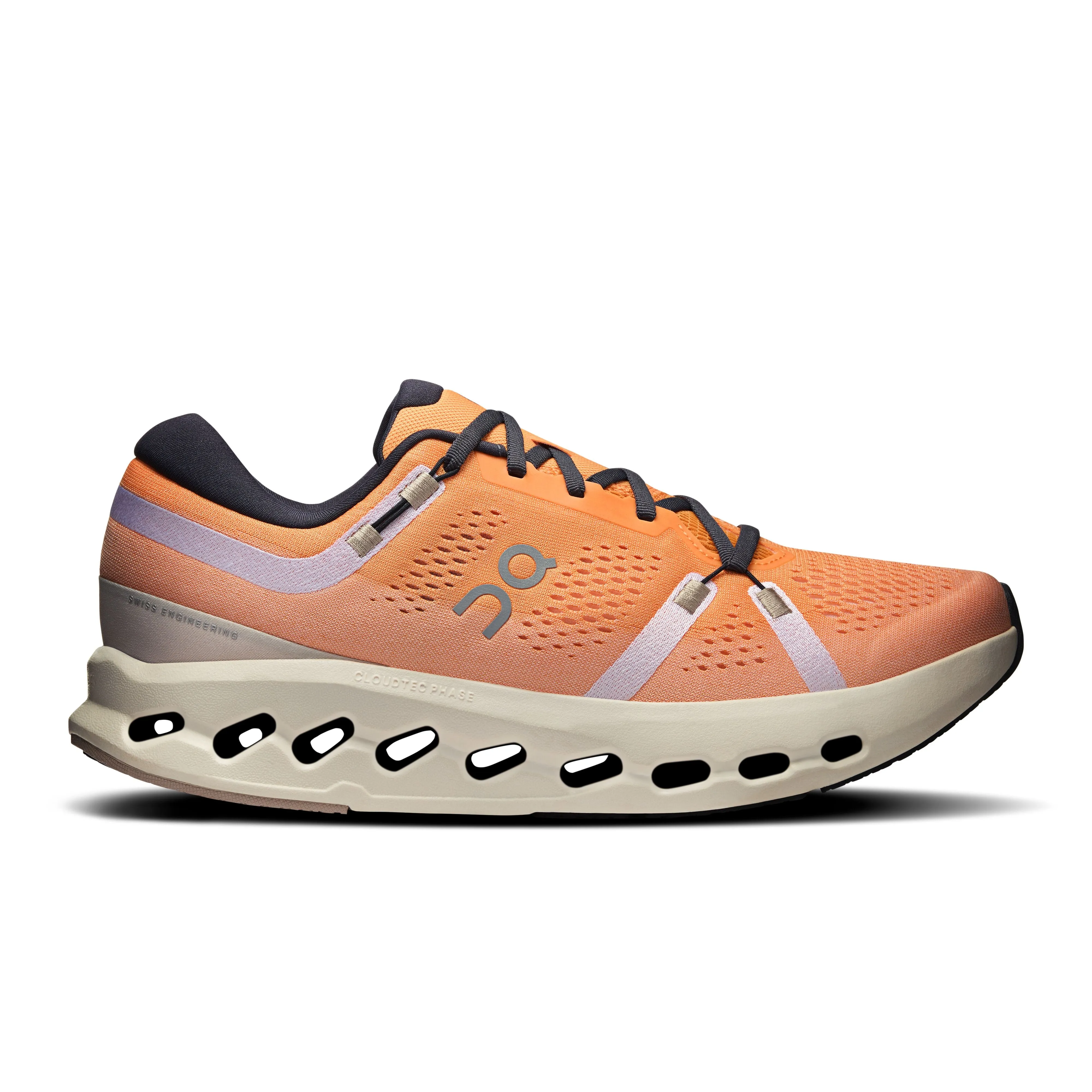 Men's On Cloudsurfer 2 Running Shoe in Tangerine | Ivory