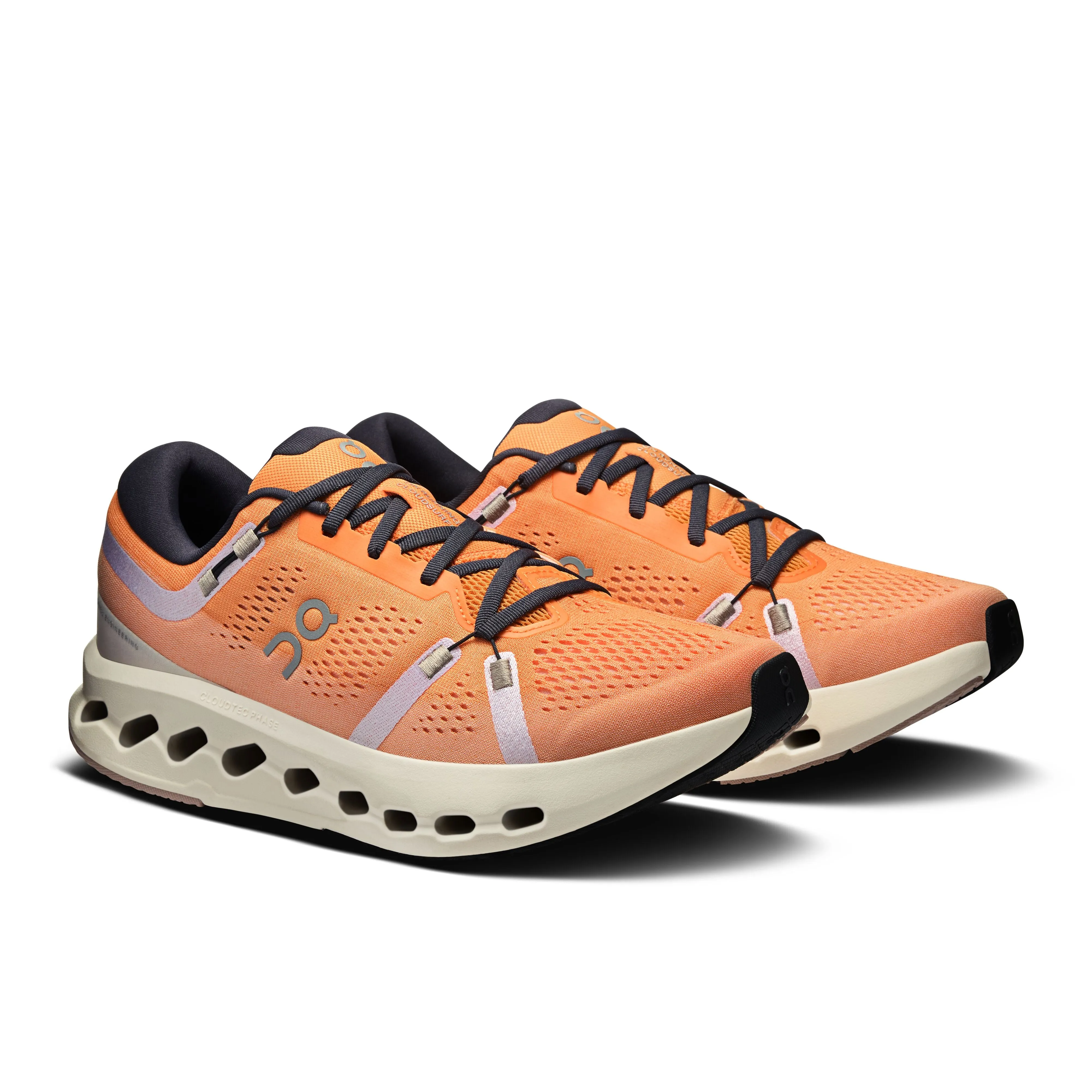 Men's On Cloudsurfer 2 Running Shoe in Tangerine | Ivory