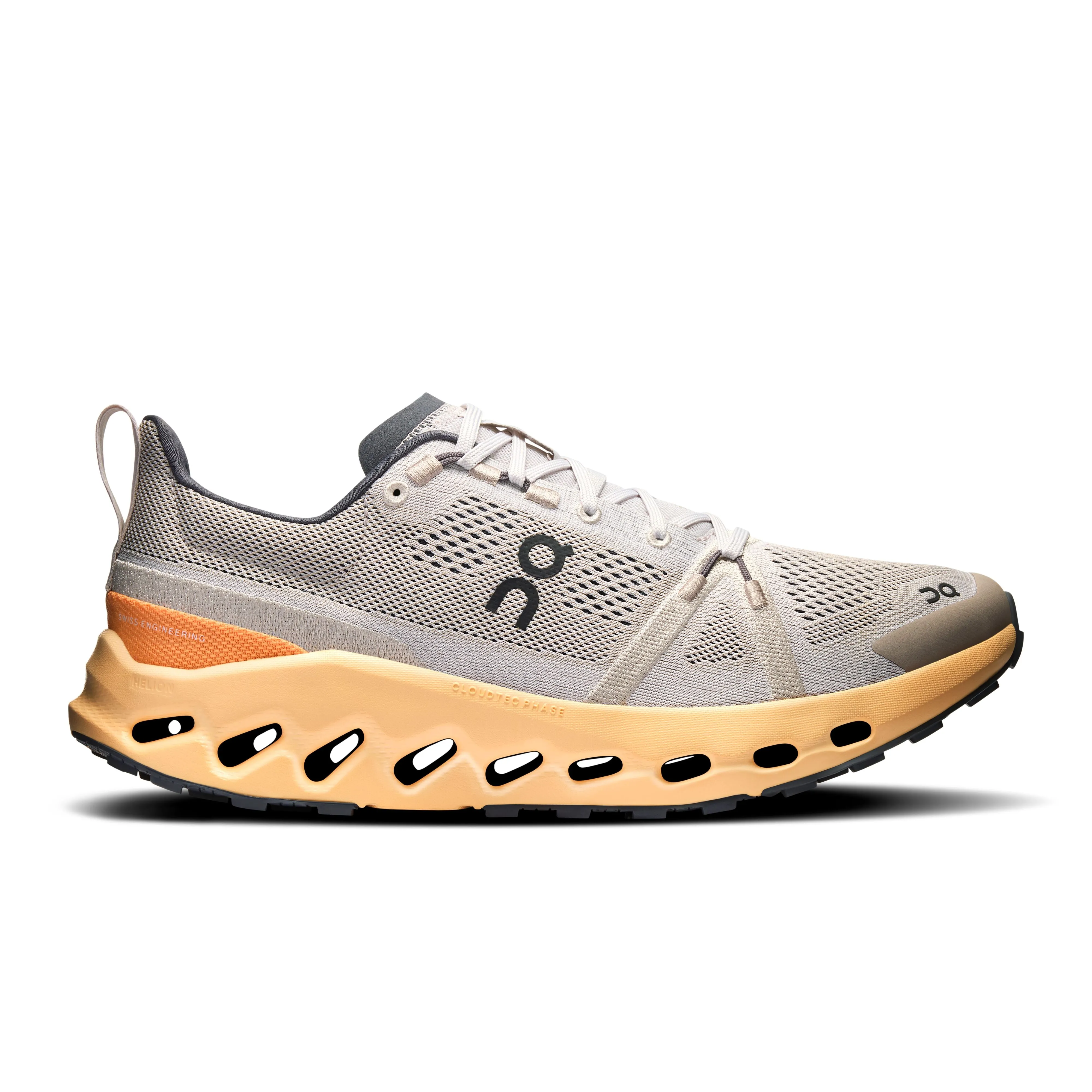 Men's On Cloudsurfer Trail Running Shoe in Silver | Blonde