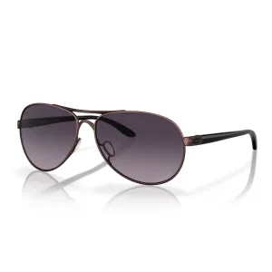 Oakley® Feedback Sunglasses | Prizm Grey Gradient Lenses,  Satin Grenache Frame