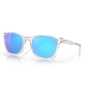 Oakley® Ojector Sunglasses | Prizm Sapphire Lenses,  Polished Clear Frame